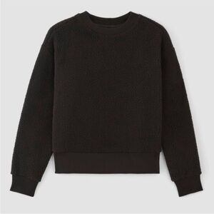 Everlane ReNew oversized fleece crew
